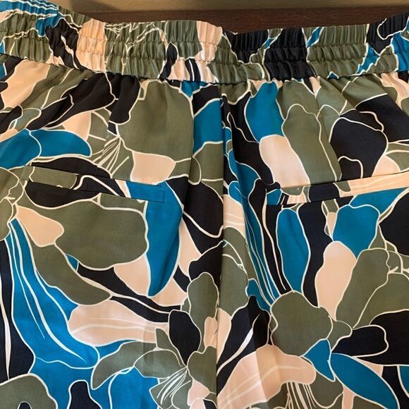 Equipment suzette drawstring floral print 100% silk pant💥size M, L, XL , NWT - Picture 8 of 13